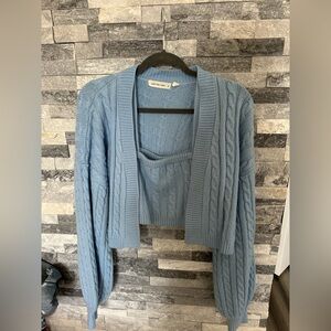 Two Piece Cardigan Set